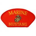 USMC Mustang Hat Patch