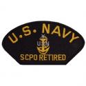 SCPO Retired Navy Hat Patch