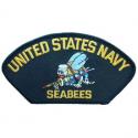 US Navy Seabees Navy Hat Patch