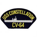 Navy USS Constellation Hat Patch