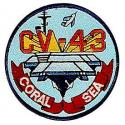 Navy Coral Sea Patch