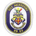Navy USS Missouri Patch
