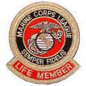USMC Life Member Patch