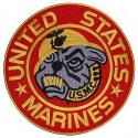 Large USMC Bulldog Patch