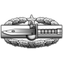 Combat Action Badge (2nd Award) All Metal Sign 16 x 9" 