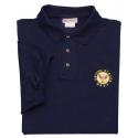 US Navy Crest Direct Embroidered Navy Polo Shirt 