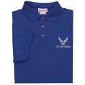 Air Force Hap Arnold Wing Direct Embroidered Royal Polo Shirt 