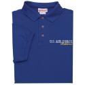 US Air Force Retired Direct Embroidered Royal Polo Shirt