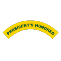 President's Hundred Tab  Decal
