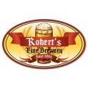 FINE BREWERY SINGLE PERSONALIZED Metal Sign 