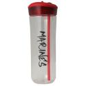 MARINES 25OZ WATER BOTTLE WITH STRAW