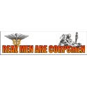 Real Men are Corpsmen  Decal
