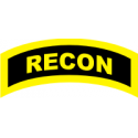RECON Tab (Yellow/Black)   Decal
