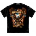2ND AMENDMENT ATTACK EAGLE WITH DOUBLE AR15 T-SHIRT