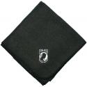 POW MIA Logo Direct Embroidered Black Stadium Blanket