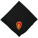 Army 25th Infantry Division Logo Direct Embroidered Black Stadium Blanket