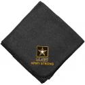 US Army Star with Army Strong Logo Direct Embroidered Charcoal Stadium Blanket