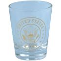 US Army 2 OZ Clear Shot Glass  with Crest