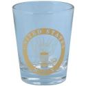 US Navy 2 OZ Clear Shot Glass with Crest