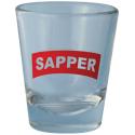 Army Sapper 1.75 oz Clear Shot Glass