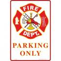 Fire Department ALUMINUM Sign