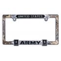 UNITED STATES ARMY 3D GRAPHIC METAL LICENSE PLATE FRAME