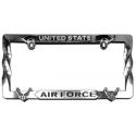 UNITED STATES AIR FORCE 3D GRAPHIC METAL LICENSE PLATE FRAME