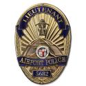 Los Angeles Airport Police Department (Lieutenant) Badge all Metal Sign with you