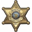 San Juan County New Mexico Sheriff's Department (Detective) Badge All Metal Sign