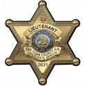 San Juan County New Mexico Sheriff's Department (Lieutenant) Badge All Metal Sig