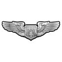 Air Force Officer's Aircrew Basic Wings all Metal Sign (Large) 16 x 5"