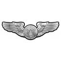 Air Force Enlisted Aircrew Basic Wings all Metal Sign (Large) 16 x 5"