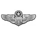 Air Force Masters Officer's Aircrew Basic Wings all Metal Sign (Large) 17 x 8"