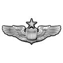 Air Force Senior Pilots Wings all Metal Sign (Large) 17 x 8"