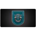 19th Special Forces Group 12 x 6" all Metal License Plate with holes