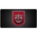 7th Special Forces Group 12 x 6" all Metal License Plate with holes
