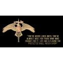 USMC Special Operations MARSOC Raiders Badge  "You have never lived" All Metal S