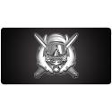 Special Operation Combat Diver  Senior / Instructor 12 x 6" all Metal License Pl