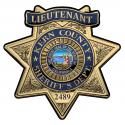 Kern County (Lieutenant) SHERIFF Deputy Personalized 15x15 Badge All Metal Sign 