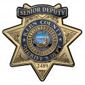 Kern County (Senior) SHERIFF Deputy Personalized 15x15 Badge All Metal Sign   NO