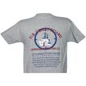 Coast Guard Offshore Adventure Co Silk Screen Grey Tee Shirt