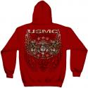 USMC PRIDE DUTY HONOR STARS FOIL HOODED SWEATSHIRT