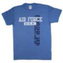 U.S. Air Force Vintage Wash Silk Screen on Grey T-Shirt