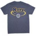 U.S. Navy Banner Design Silk Screen on T-Shirt