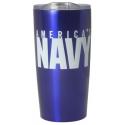 AMERICAS NAVY BLUE 20OZ STAINLESS STEEL THERMAL