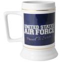AIR FORCE PROUD TO SERVE 16OZ CERAMIC STEIN