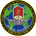 Army Institute of Surgical Research Burn Flight Team  Decal