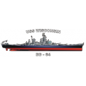 USS Wisconsin (BB-64),  Decal    