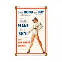 War Bonds Metal Sign