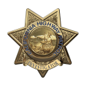 California Highway Patrol (Investigator) Badge all Metal Sign with your badge nu